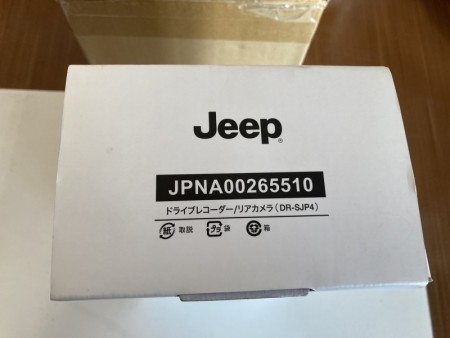 Jeep純正 クラウド型ドライブレコーダー　DR-SJP4